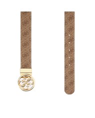 GUESS CINTURA DONNA BELT ADJ REVERSIBILE NOELLE 4G LATTE LOGO BW9166 225