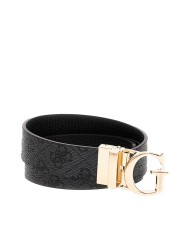 GUESS CINTURA DONNA BELT ADJ REVERSIBILE CALISTA COAL LOGO BW9266 225