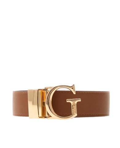 GUESS CINTURA DONNA BELT ADJ REVERSIBILE NEDA 4G PEONY LATTE LOGO BW9267 225