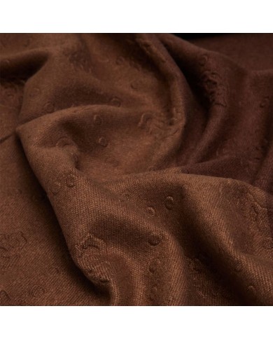 GUESS SCIARPA DONNA 4G LOGO PEONY CHOCCOLATE AW5419 225