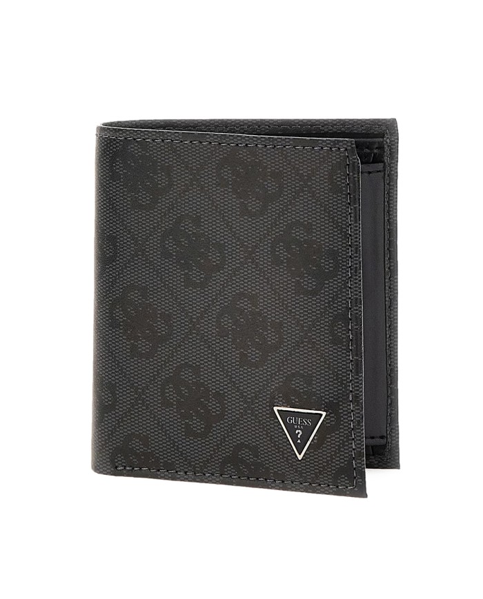 GUESS PORTAFOGLIO DONNA WALLET BIFOLD S MILANO BLACK SMVELE 225