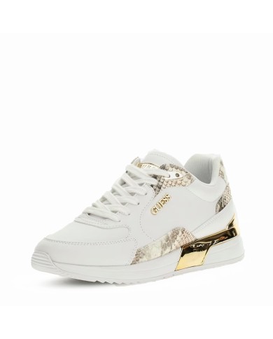 GUESS SCARPA DONNA RUNNER MOXEA ANIMALIER WHITE FLTM15 225