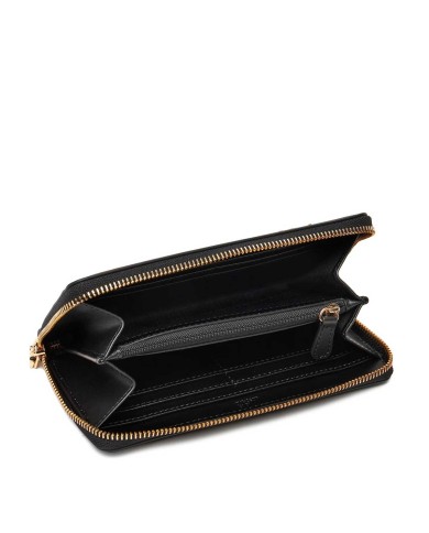MOSCHINO PORTAFOGLIO AROUND ZIP PU NERO JC5611 225