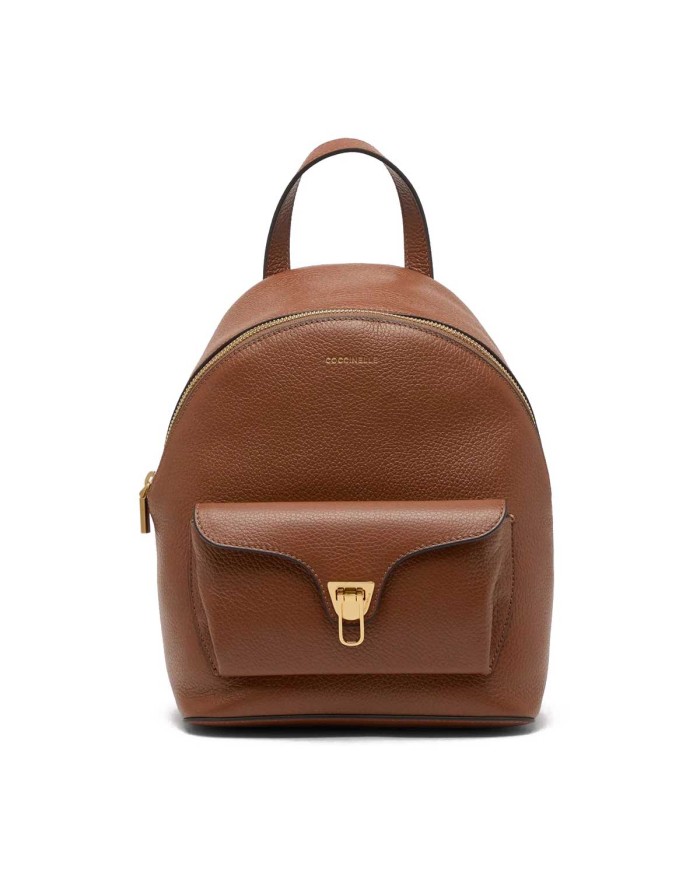 COCCINELLE BACKPACK BEAT GENERATION SMALL COGNAC TFK 14 01 01 225