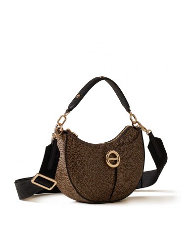 BORBONESE CROSS OVER TULIP SMALL OP NATURALE/NERO 91010135 225