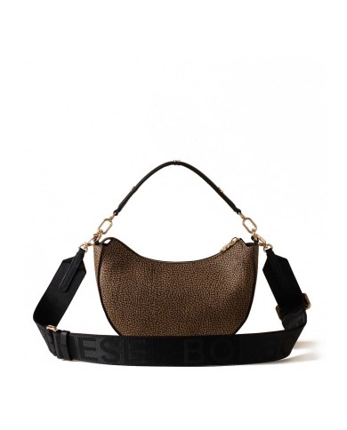 BORBONESE CROSS OVER TULIP SMALL OP NATURALE/NERO 91010135 225