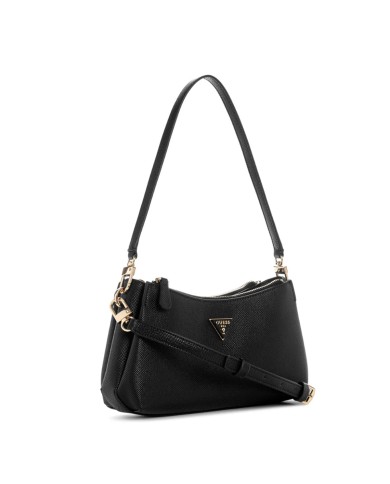 GUESS BORSA DONNA NOELLE II 3 COMP SHOULDER XBODY BAG BLACK HWZG96 126