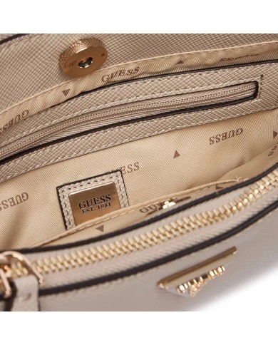 GUESS BORSA DONNA NOELLE II 3 COMP SHOULDER XBODY BAG BONE HWZG96 126