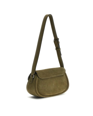 GUESS BORSA DONNA DANYA SHOULDER FLAP BAG CON LOGO OLIVE HWSG99 126