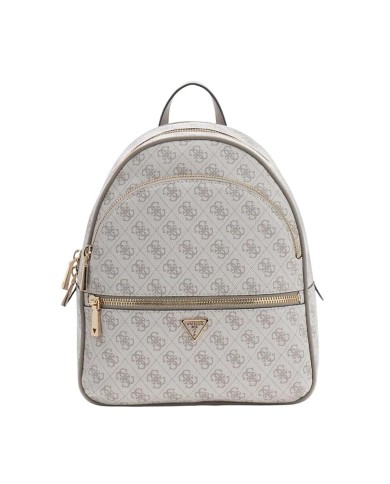 GUESS ZAINO DONNA MANHATTAN BACKPACK 4G LOGO DARK TAUPE HWS71 126