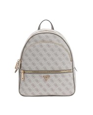 GUESS ZAINO DONNA MANHATTAN BACKPACK 4G LOGO DARK TAUPE HWS71 126