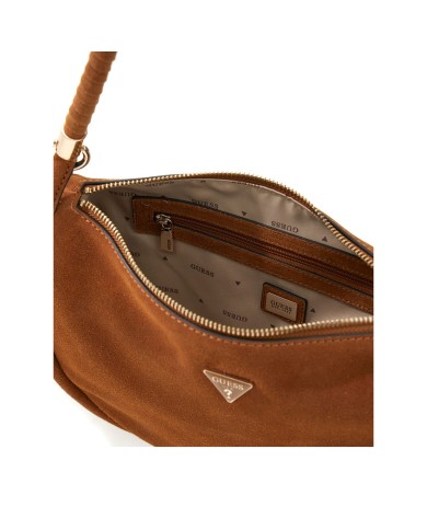 GUESS BORSA DONNA DANYA SHOULDER BAG CON LOGO COGNAC HWSG99 126