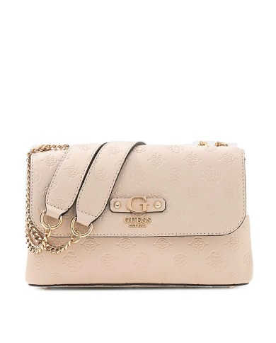 GUESS BORSA DONNA DITA CONVERTIBLE CROSSBODY FLAP LIGHT TAUPE HWPD76 126