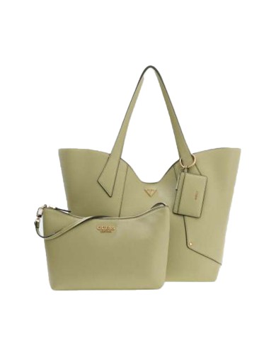 GUESS GUESS BORSA DONNA DARCY SHOPPING BAG CON POCHETTE 2 IN 1 SAGE HWBG99 126