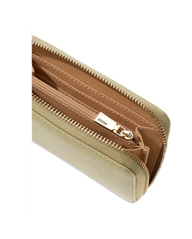 GUESS PORTAFOGLI DONNA WALLET LAUREL II SLG MEDIO AROUND ZIP SAGE SWBG74 126