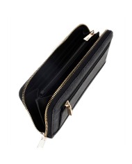 GUESS GUESS PORTAFOGLI DONNA WALLET LAUREL II LARGE AROUND ZIP COAL LOGO SWSG74 126