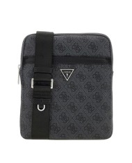 GUESS BORSELLO UOMO MILANO CROSSBODY FLAT BLACK HMEVZL 225