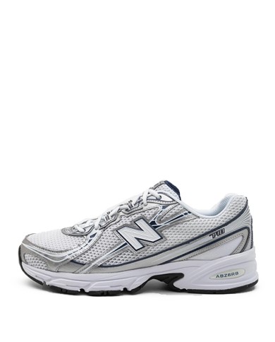 NEW BALANCE SNEAKERS UOMO WHITE SILVER NAVY 740 126