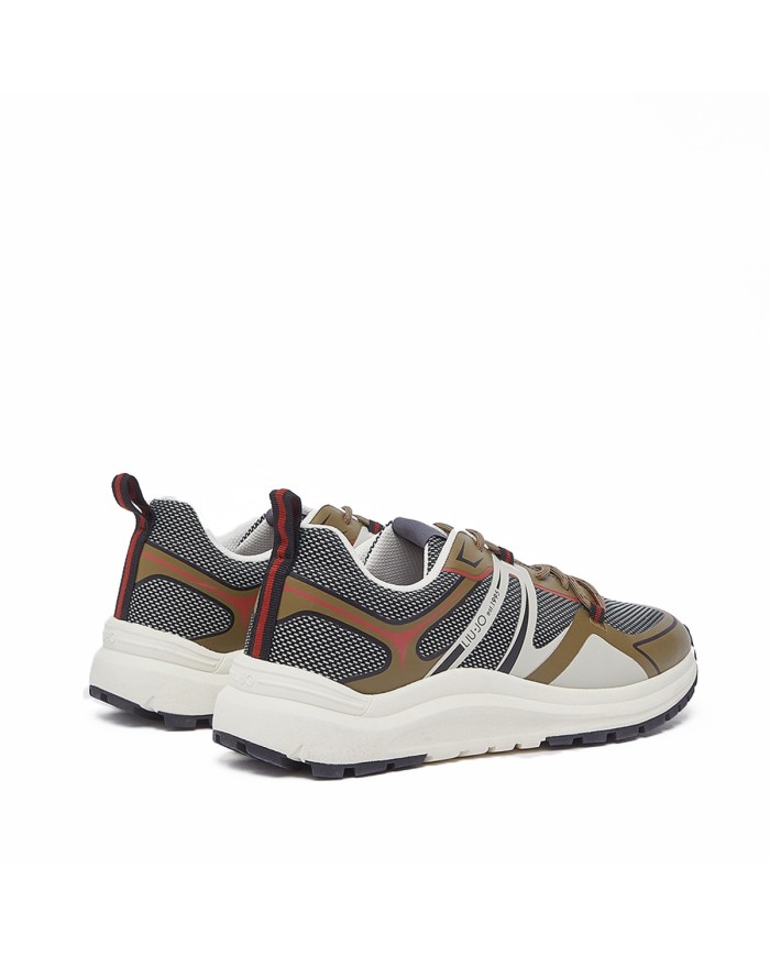 LIU-JO CALZATURE SCARPA UOMO SNEAKERS URBAN TRAKKING XPLORE 02 FRAMIS MESH JUNGLE 7B6009TX 126
