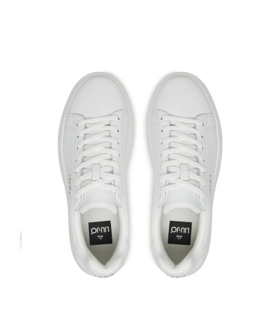 LIU-JO CALZATURE SCARPA UOMO SNEAKERS BIG 01 LEATHER WHITE WHITE 7G4011 126