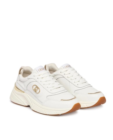 LIU-JO CALZATURE SCARPA DONNA SNEAKERS LJ01 01 CALF LEQATHER WHITE BA6045 126