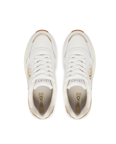 LIU-JO CALZATURE SCARPA DONNA SNEAKERS LJ01 01 CALF LEQATHER WHITE BA6045 126