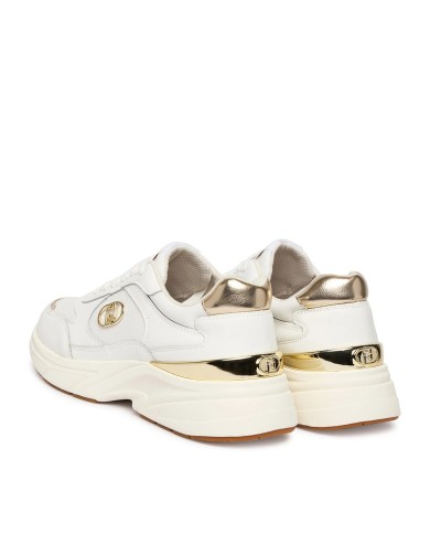 LIU-JO CALZATURE SCARPA DONNA SNEAKERS LJ01 01 CALF LEQATHER WHITE BA6045 126