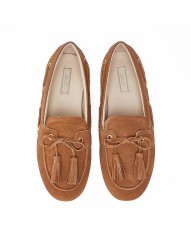 LIU-JO CALZATURE SCARPA DONNA MOCASSINO SKIPPER 03 COW SUEDE CON NAPPINE SADDLE SA6049PX 126