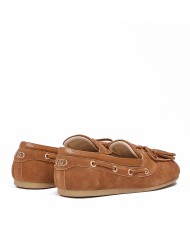 LIU-JO CALZATURE SCARPA DONNA MOCASSINO SKIPPER 03 COW SUEDE CON NAPPINE SADDLE SA6049PX 126