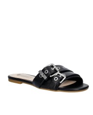 LIU-JO CALZATURE SCARPA DONNA SLIPPER SANDY 12 CALF BLACK SA6157P0 126