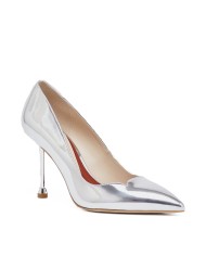 LIU-JO CALZATURE SCARPA DONNA DECOLLETE LAMINATE MY DEMI 04 METALLIC SILVER SXX009EX 126