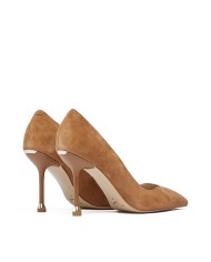 LIU-JO CALZATURE SCARPA DONNA DECOLLETE MY DEMI 04 KID SUEDE CAMOSCIO CAMEL SXX009EX 126