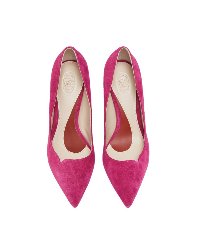 LIU-JO CALZATURE SCARPA DONNA DECOLLETE MY DEMI 04 KID SUEDE CAMOSCIO BOUGANVILLE SXX009EX 126