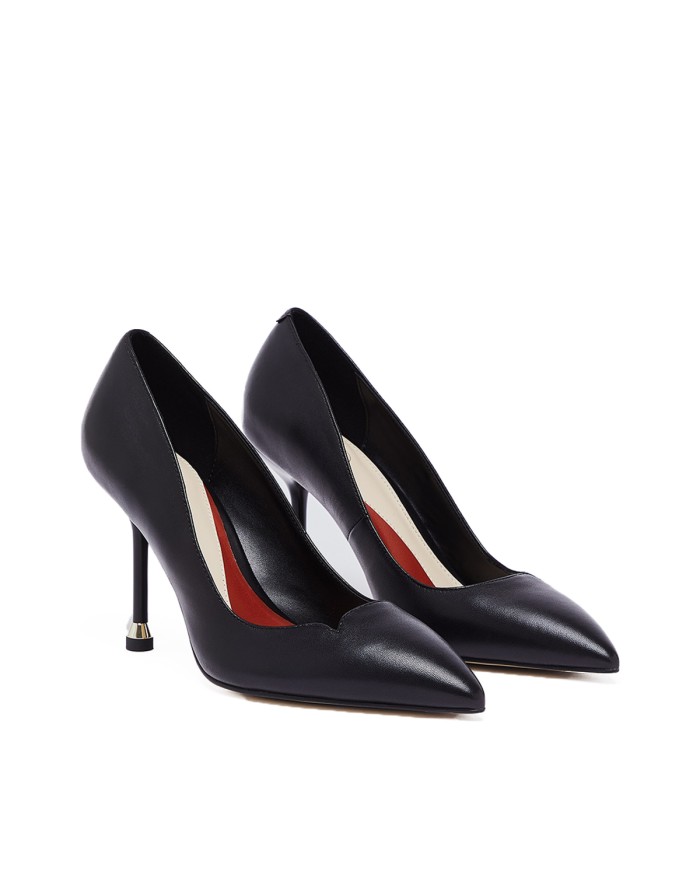 LIU-JO CALZATURE SCARPA DONNA DECOLLETE MY DEMI 04 NAPPA BLACK SXX009EX 126