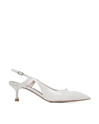 LIU-JO CALZATURE SCARPA DONNA SLING BACK MY DEMI 14 PATENT MILK SXX015EX  126