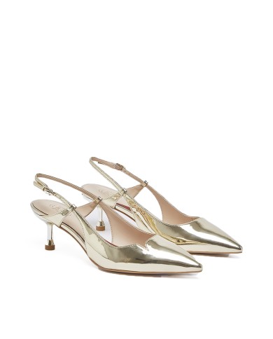 LIU-JO CALZATURE SCARPA DONNA SLING BACK MY DEMI 14  METALLIC LIGHT GOLD SXX015EX 126