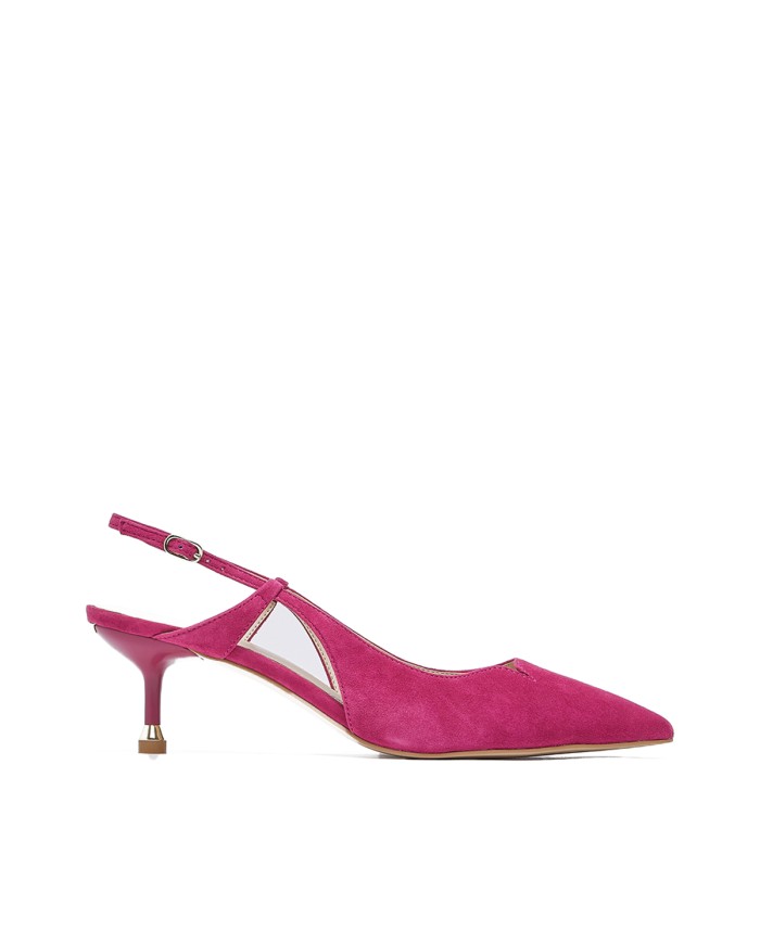 LIU-JO CALZATURE SCARPA DONNA SLING BACK MY DEMI 14 SUEDE BOUGANVILLE SXX015EX 126