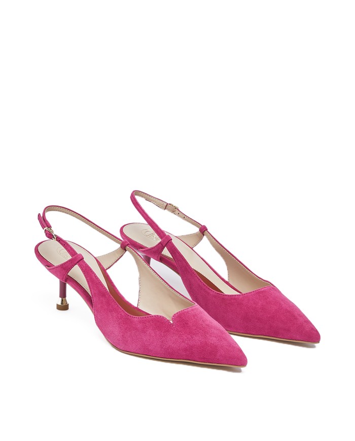 LIU-JO CALZATURE SCARPA DONNA SLING BACK MY DEMI 14 SUEDE BOUGANVILLE SXX015EX 126