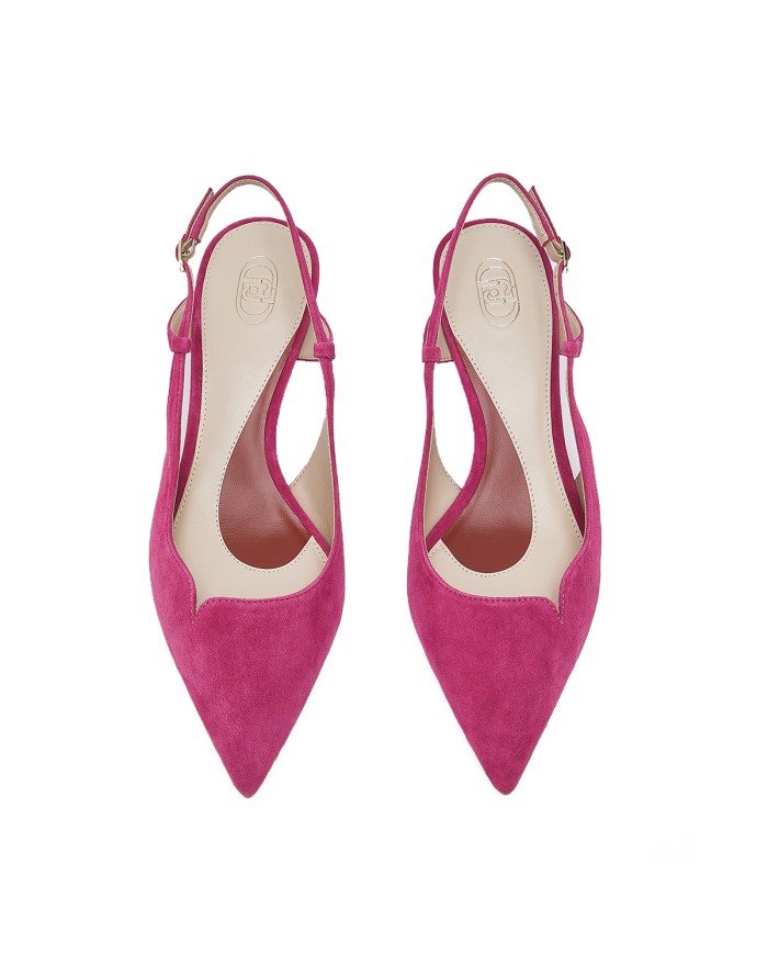 LIU-JO CALZATURE SCARPA DONNA SLING BACK MY DEMI 14 SUEDE BOUGANVILLE SXX015EX 126