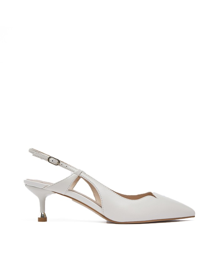 LIU-JO CALZATURE SCARPA DONNA SLING BACK MY DEMI 14 NAPPA MILK SXX015EX  126