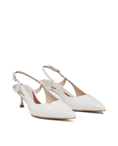 LIU-JO CALZATURE SCARPA DONNA SLING BACK MY DEMI 14 NAPPA MILK SXX015EX  126