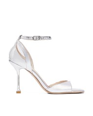 LIU-JO CALZATURE SCARPA DONNA SANDALI ALTI MY TRACY 02 METALLIC SILVER SXX017EX 126