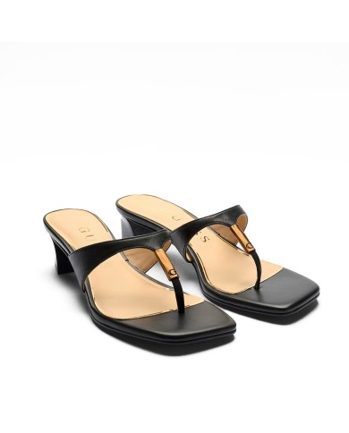 GUESS SCARPA DONNA SANDALO IN PELLE YAIZA BLACK FLJYZA 126