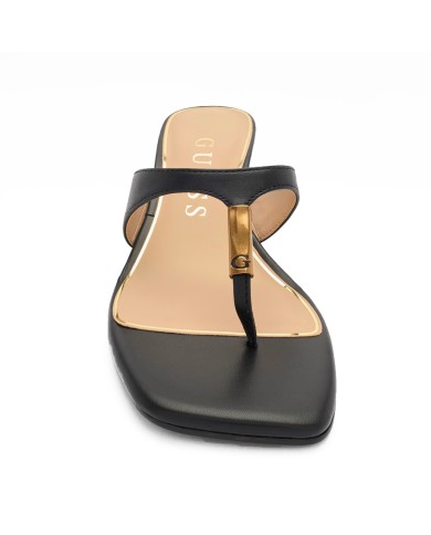 GUESS SCARPA DONNA SANDALO IN PELLE YAIZA BLACK FLJYZA 126