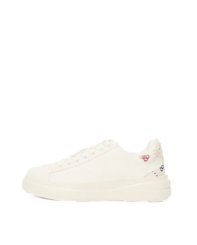 GUESS SCARPA DONNA SNEAKERS ELBINA 11 WHITE FLPE11 126