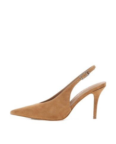 GUESS SCARPA DONNA SLINGSBACK SUEDE PRIMO BROWN FLPPRI 126
