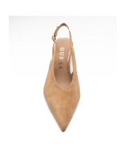 GUESS SCARPA DONNA SLINGSBACK SUEDE PRIMO BROWN FLPPRI 126