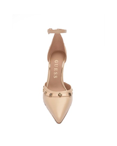 GUESS SCARPA DONNA DECOLLETE LOGO G PEONY NANAE NUDE FLPHIT 126