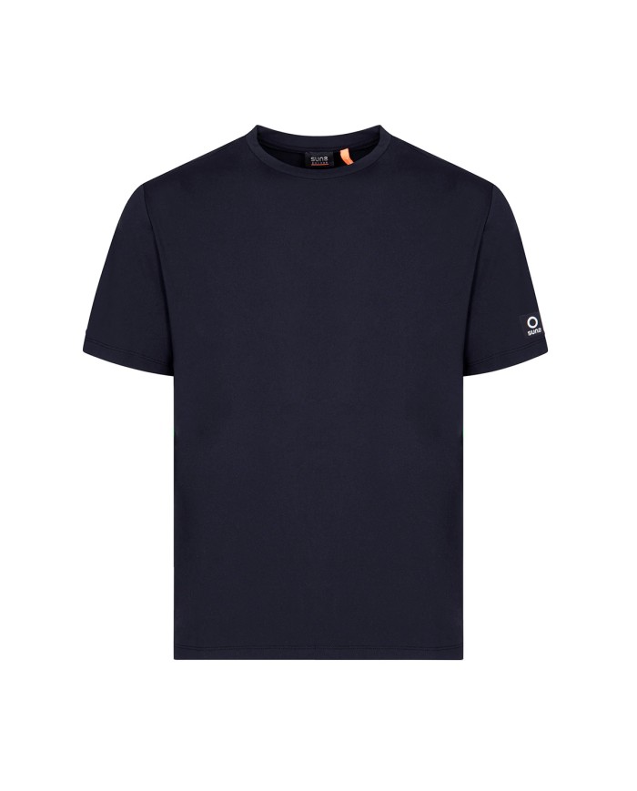 SUNS T-SHIRT UOMO BOARDS PAUL TEK IN TESSUTO TECNICO DARK BLUE TSS61001U 126
