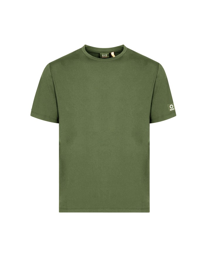 SUNS T-SHIRT UOMO BOARDS PAUL TEK IN TESSUTO TECNICO OLIVE TSS61001U 126